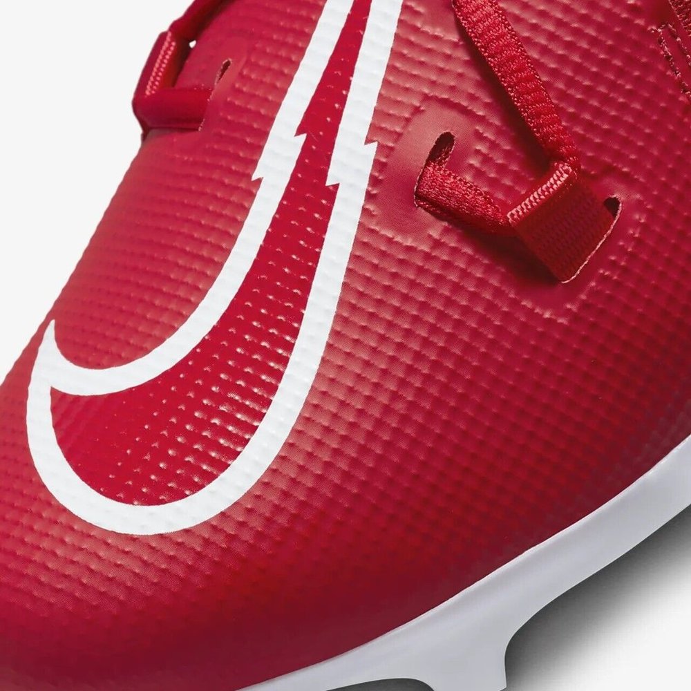 Nike Alpha Menace Pro 3 Mid Mens Football Cleats Red CT6649-616 NEW Size 11 - Picture 9 of 10